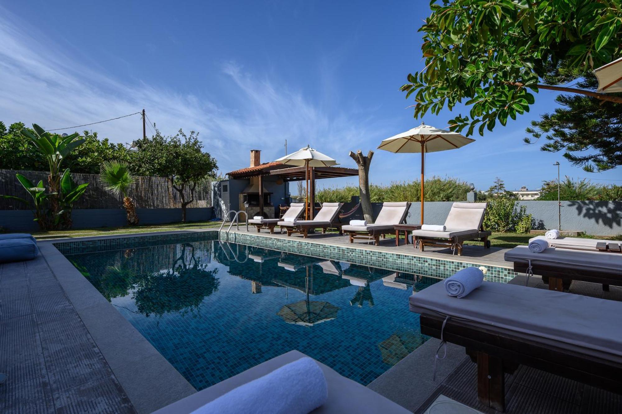 Platanias Villa Spyros ภายนอก รูปภาพ