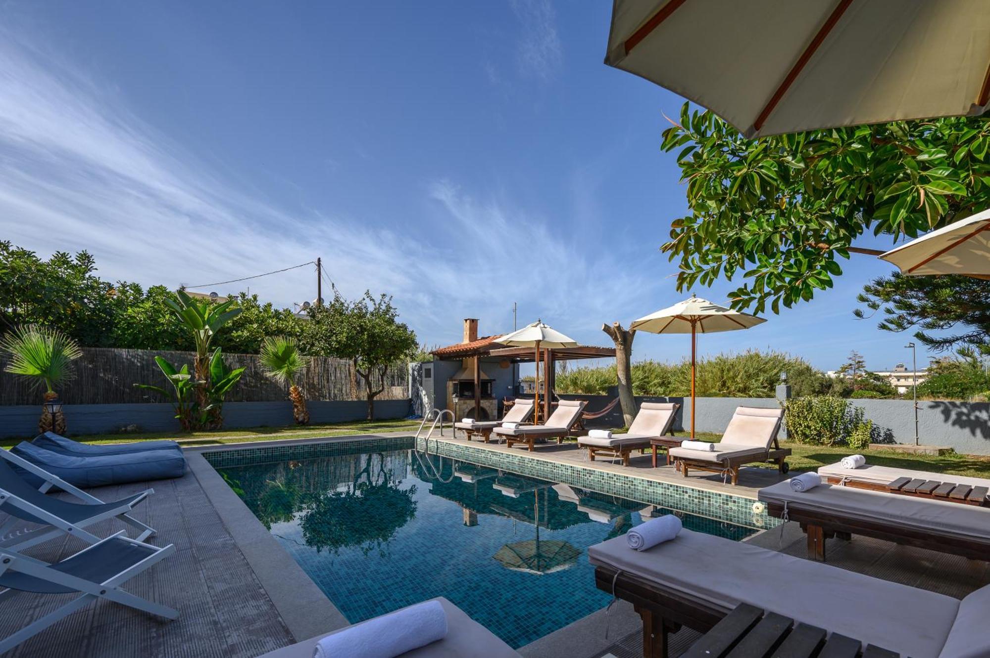 Platanias Villa Spyros ภายนอก รูปภาพ